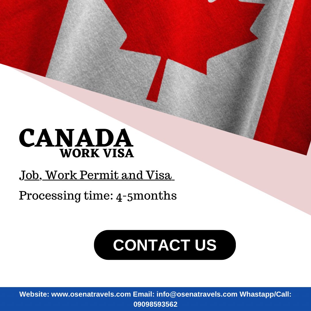 OsenaTravels's tweet photo. What is we tell you that in just 5 months, you could be living your dream in Canada, with a job, work visa and on your way to PR

Come talk to us to make that dream come true

#BarbieMovie #tuesdayvibe Nigeria and Nigerians, #FuelPriceHike #protest #president https://t.co/xwrDFqTN0y