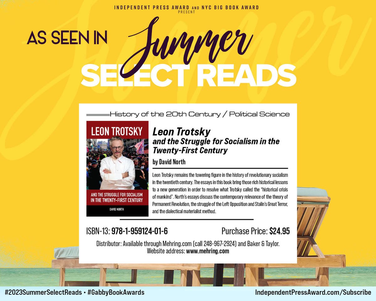 'Leon #Trotsky and the Struggle for #Socialism in the Twenty-First Century' appears in the Independent Press Award's #2023SummerSelectReads #2023IPA
Order yours today: bit.ly/LTSS21C