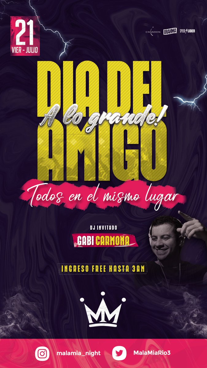 A LO GRANDEEE 🫶

VIERNES &amp; SÁBADO TENEMOS 💣