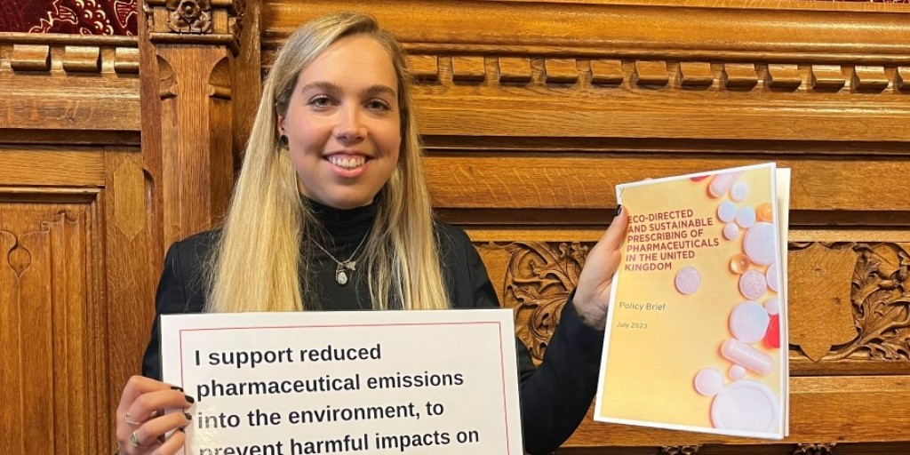University of Exeter, Cornwall (@uniexecornwall) on Twitter photo A policy brief that proposes a number of ‘eco-directed and sustainable’ interventions to reduce pharmaceutical pollution in the UK, has been launched at the House of Lords today. bit.ly/3PXeDou
<a href="/E_StevensonBG/">Emily Stevenson</a> <a href="/UniofExeterESI/">Uni of Exeter's ESI</a> <a href="/ECEHH/">ECEHH</a> <a href="/AimeeKMurray/">Aimee Murray</a> <a href="/kelly_thornber/">Kelly Thornber</a> A policy brief that proposes a number of ‘eco-directed and sustainable’ interventions to reduce pharmaceutical pollution in the UK, has been launched at the House of Lords today. bit.ly/3PXeDou
<a href="/E_StevensonBG/">Emily Stevenson</a> <a href="/UniofExeterESI/">Uni of Exeter's ESI</a> <a href="/ECEHH/">ECEHH</a> <a href="/AimeeKMurray/">Aimee Murray</a> <a href="/kelly_thornber/">Kelly Thornber</a>