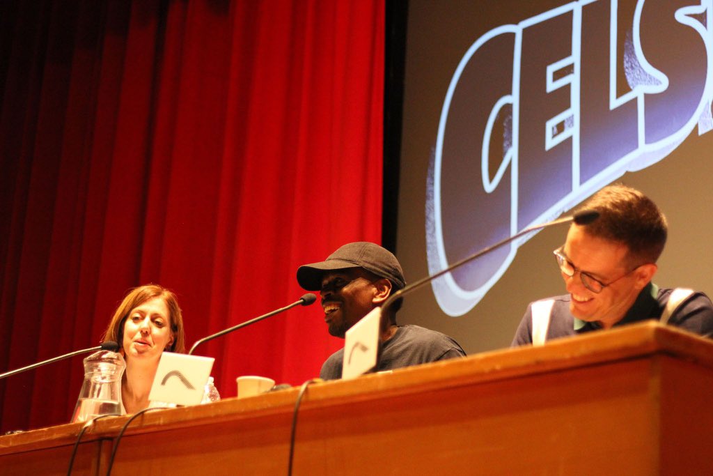 festivalcelsius's tweet photo. P. Djèli Clark es un autor con un extraordinario y original universo narrativo en el que confluyen tradiciones y muy diversos géneros, y hemos podido conocerlo un poco mejor en su primera visita al #celsius2023 @pdjeliclark @MagratAjostiern https://t.co/xLP6qmx2IP