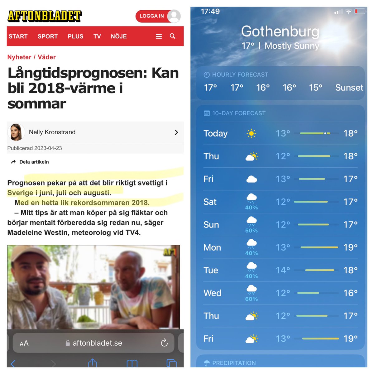 How it started:          How it’s going: