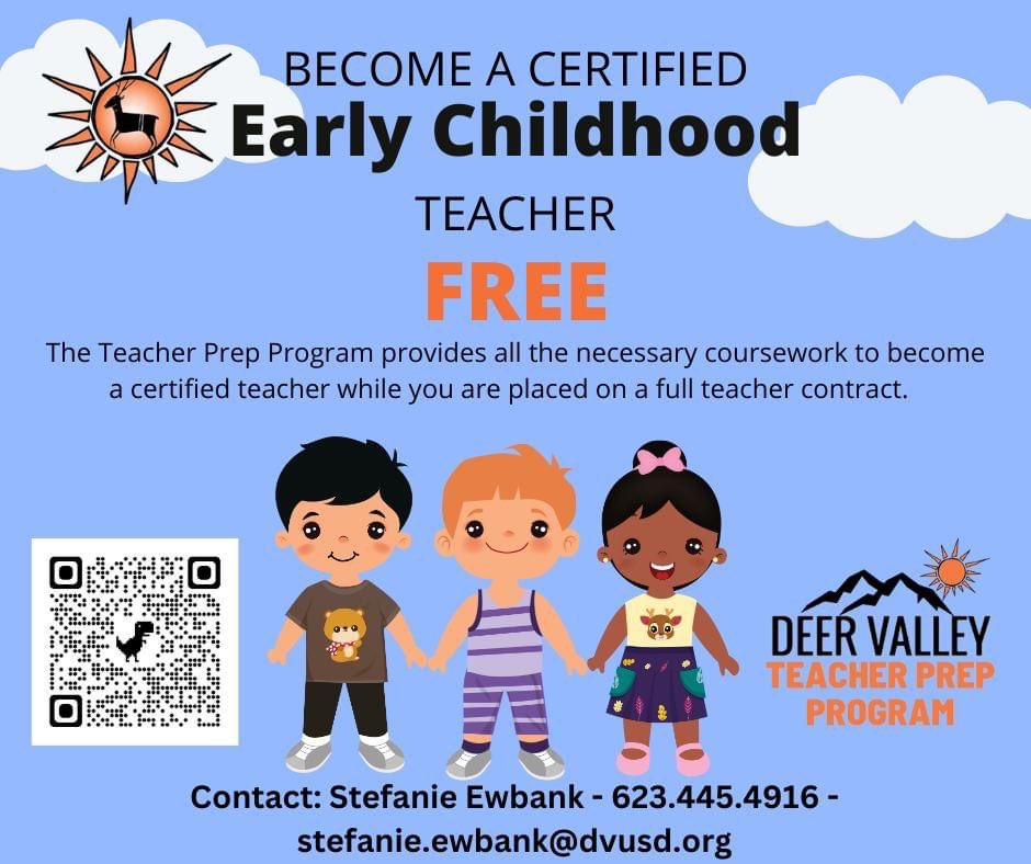 WOW!!!!! AMAZING OPPORTUNITY!! Come take a look!!
#dvusd
#earlychildhoodeducation
#dvusdearlychildhood
#joindvusd
#dvusdjobs
#ilovedvusd
#ilovemyjob
#jointeamdvusd
#nowhiringdvusd
#dvusddifferencemaker
#Extraordinary
<a href="/DVUSD_EC/">DVUSD Early Childhood</a> <a href="/DVUSD/">Deer Valley Unified School District</a>