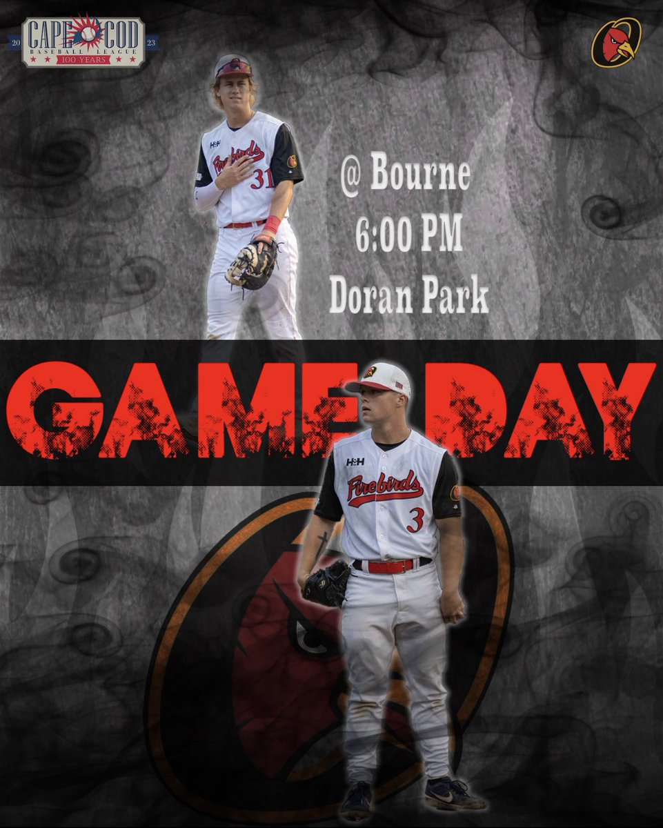 FirebirdsCCBL's tweet photo. GAMEDAY! Back on the road tonight to take on the @BourneBraves. #GoBirds #TimeToFly

📻: https://t.co/CJITqSyVXP https://t.co/hLwtkmz2eI