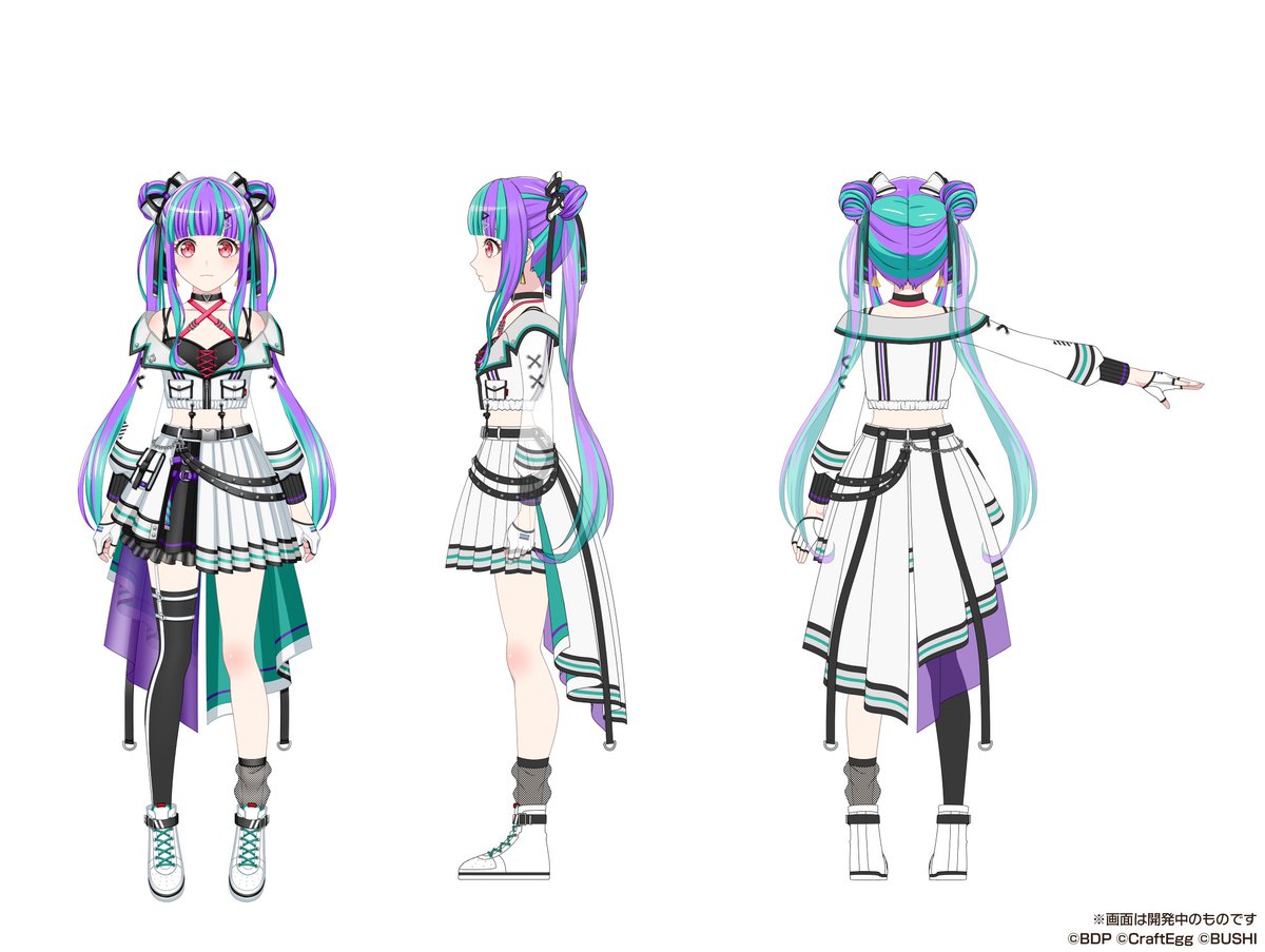 pareofile's tweet photo. new 3D live outfit! #パレオ #バンドリ https://t.co/zQGEsCCNPy