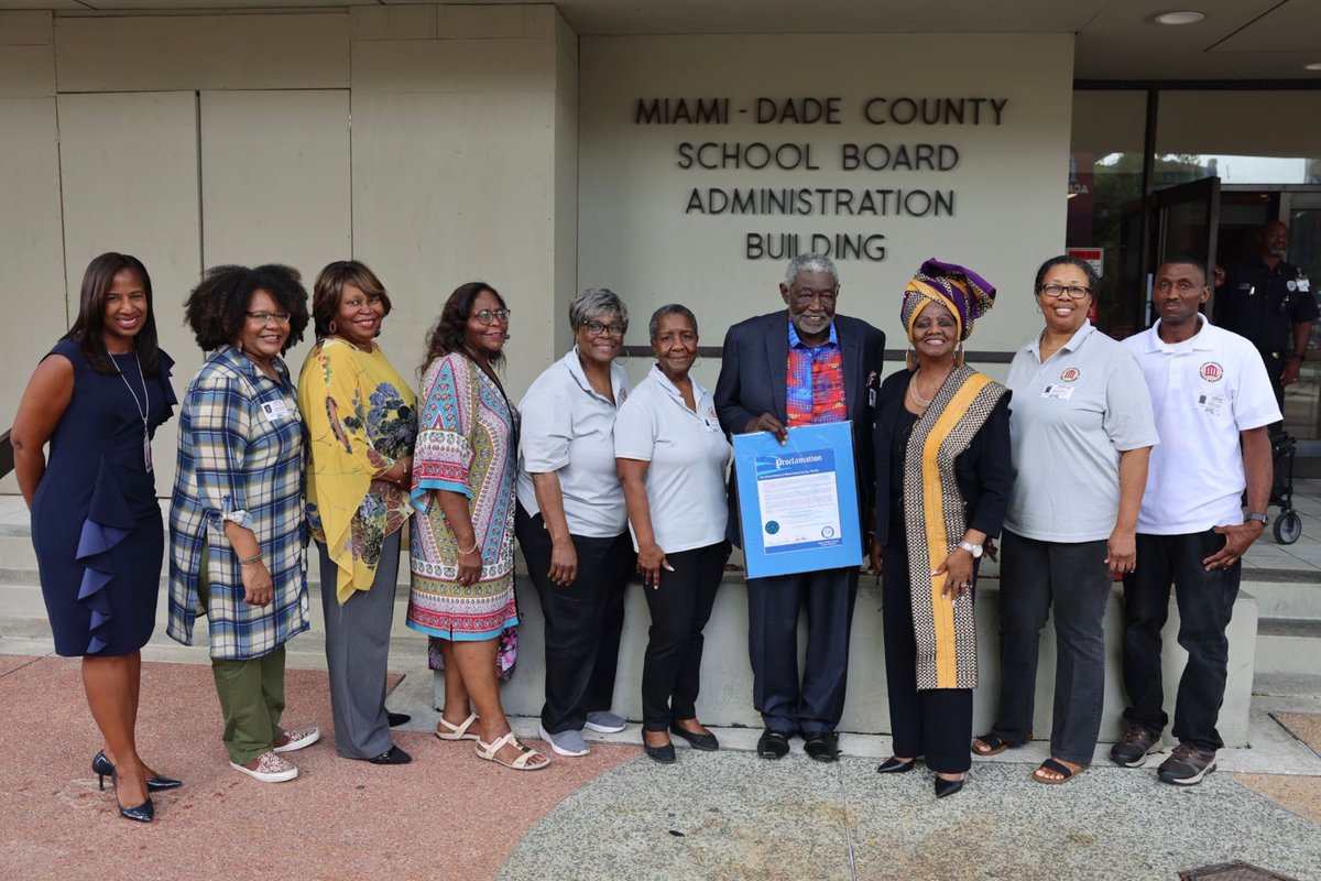 MiamiDade Schools on Twitter "Honoring William Dozier, Founder