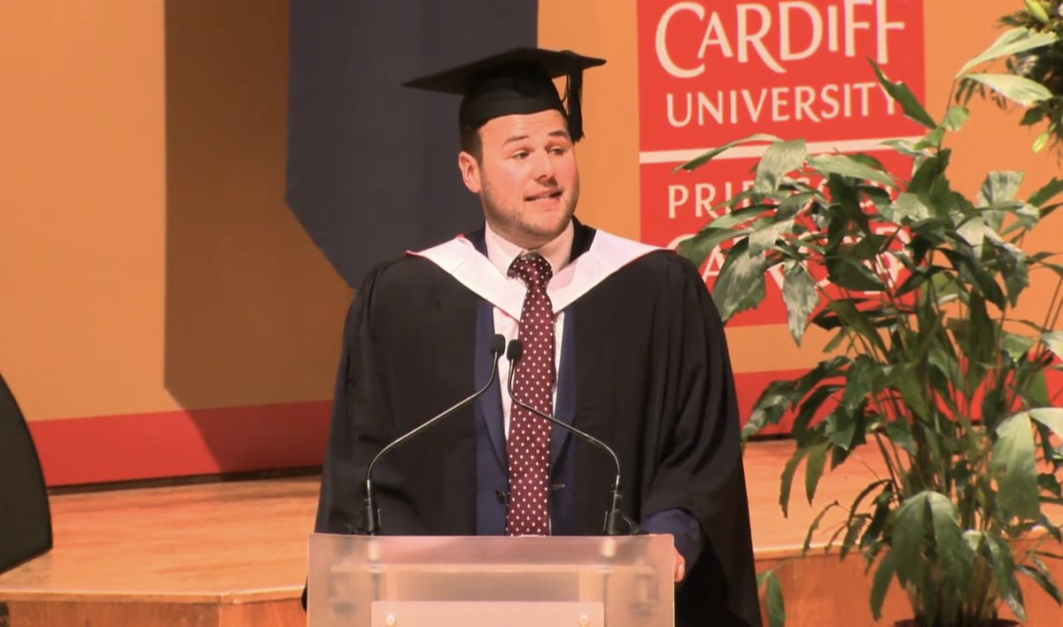 7yrs on from my own graduation, I got to head back to @CardiffUni today and speak to the @CompScienceCU Class of 2023.

I spoke about allowing education to open the door of opportunity, and being entirely authentic in doing so. 

Thanks for having me, class of 2023!

#CardiffGrad