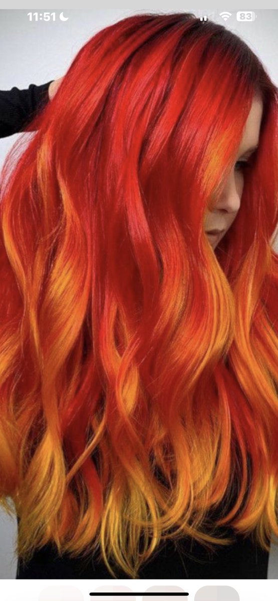 EvngDLite's tweet photo. Woohoo hair appointment is at 1pm today! This is inspiration picture so we shall see how it turns out :) #SunsetHair #PhoenixHair https://t.co/6GWMwZXzTI