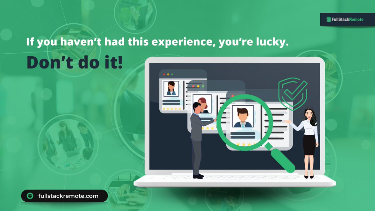 FSRemote's tweet image. You can find awesome talent on your own. Agree?
Read full article here 👉 bit.ly/3NT9av3
#howtohireasoftwareengineer #hiringsoftwaredevelopers #howtohiresoftwareengineers #hiresoftwareengineer #hiringsoftwareengineers #howtohireasoftwaredeveloper #fullstackremote