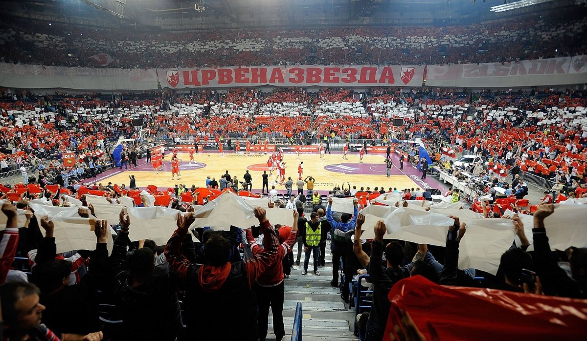 the_mindaugas's tweet photo. CONFIRMED: Both Crvena Zvezda and Partizan will play their EuroLeague home games in the Stark Arena in the 2023-24 season.

More than 20,000 people will come to multiple games. As always, the atmosphere will be terrific. https://t.co/svrzm9xYS3