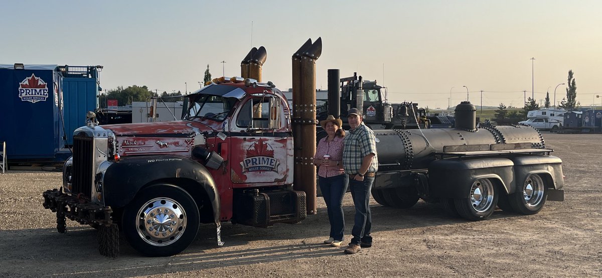 PrimeBoiler's tweet photo. We are setting up at the Rotary Picnic Park with our BBQ truck! Come check it out @RedDeerRotary Picnic in the Park from 11 am - 1 pm! https://t.co/D62sE3wqRN