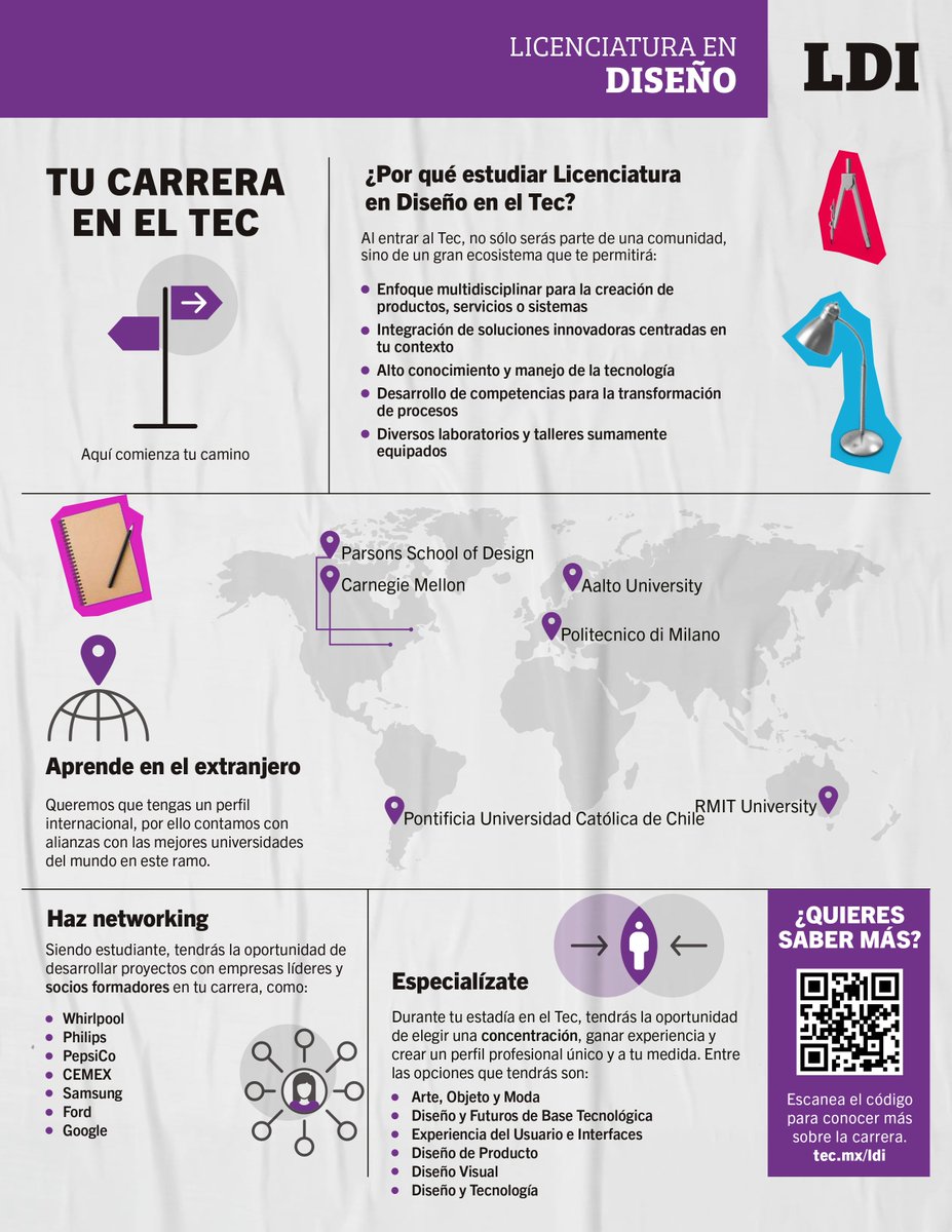 TECcampusPUE's tweet photo. ¿Por qué estudiar Diseño en TEC Campus Puebla?

#Acércate https://t.co/JpgEaj9mpQ
Próxima Sesión Informativa sábado 22 de julio 10am. https://t.co/IFcPzVvpp6