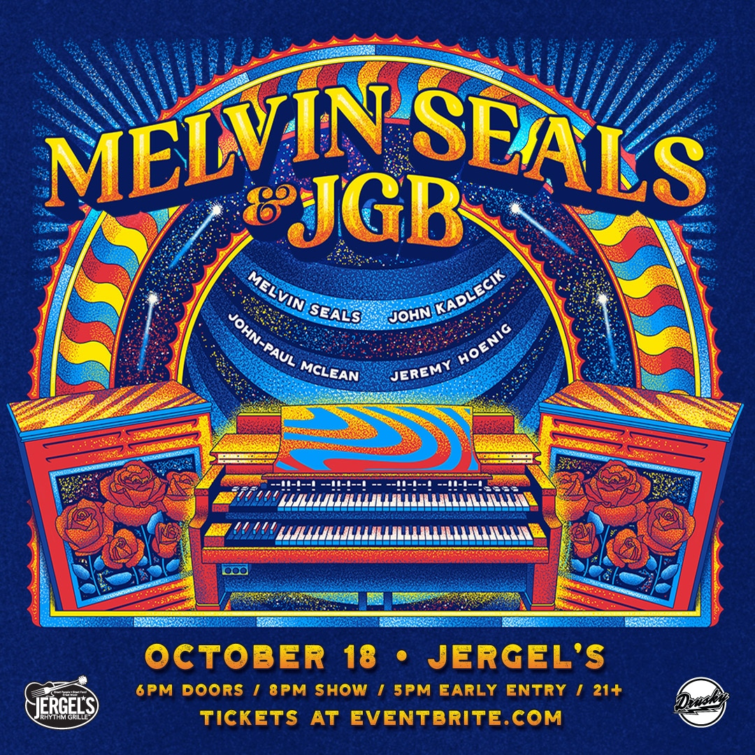 NEW SHOW 🚨 @MelvinSealsJGB at @Jergels on October 18th! ⏰ Tickets go on sale July 21st at 10am! 🎟 bit.ly/MelvinSealsJRG