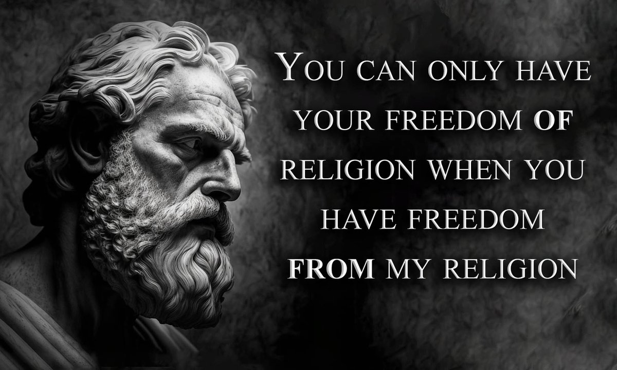 @cbcwatcher8 @d0j0h @CountFloyd2020 Even for religious people, freedom from religion is by far the most important right...