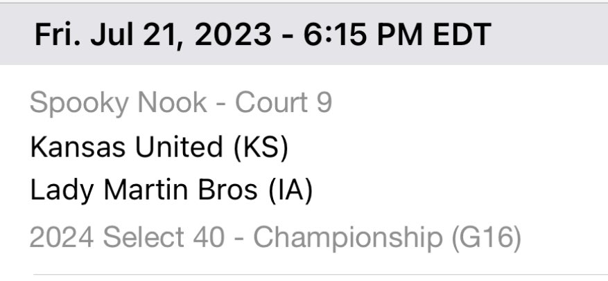 Lady Martin Bros 2024 (@2024lmb) on Twitter photo Last club🏀tourney of their careers. Let’s finish strong and have some fun ladies! S40 Championships in PA here we come! 1st game below; bracket play starts Saturday. @CallieLevin23 <a href="/yazzywhitsitt/">Yazmeen Whitsitt</a> <a href="/KatelynEggena44/">Katelyn Eggena</a> <a href="/DelaneeSeay/">DeLanee Seay</a> <a href="/reggi_spotts/">Reggi</a> <a href="/AniahBurks/">Aniah Burks</a> <a href="/AvaEastlick/">Ava Eastlick</a> <a href="/tenleylevin10/">Tenley Levin</a> Last club🏀tourney of their careers. Let’s finish strong and have some fun ladies! S40 Championships in PA here we come! 1st game below; bracket play starts Saturday. @CallieLevin23 <a href="/yazzywhitsitt/">Yazmeen Whitsitt</a> <a href="/KatelynEggena44/">Katelyn Eggena</a> <a href="/DelaneeSeay/">DeLanee Seay</a> <a href="/reggi_spotts/">Reggi</a> <a href="/AniahBurks/">Aniah Burks</a> <a href="/AvaEastlick/">Ava Eastlick</a> <a href="/tenleylevin10/">Tenley Levin</a>