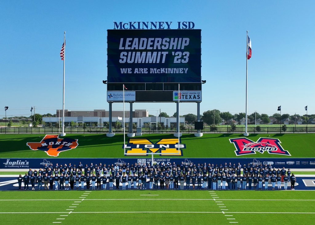 ⭐️McKinney ISD Leadership Summit 2023⭐️

We are grateful for the incredibly talented and dedicated district and campus leaders who serve our students and staff in McKinney. 

#WeAreMcKinney #EverystudentEveryday