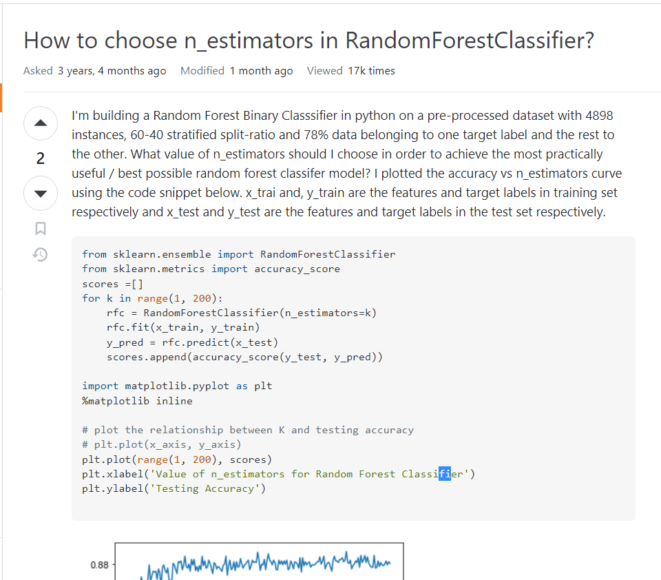 LetYokaiLearn's tweet photo. Day 49 of #60DaysOfLearning2023 
Today I implemented the random forest regression for the airfoil self noise dataset. Used ensemble module from sklearn and used the RandomForestRegressor class.
Got the error of 1.7 on the dataset.
@lftechnology
#LearningWithLeapfrog #LSPPD49 https://t.co/NjLnI8NNU4