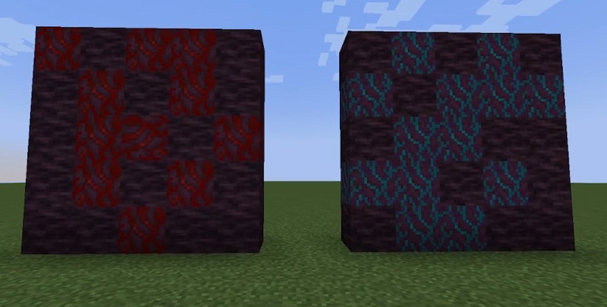 Ant_Viti's tweet photo. @GTWScar I found this building idea a while ago, basically its the nether logs with the cherry logs. Thought you'd like to see it and I think you could probably make something more with this than I can because the only idea I've had is a heart with veins! https://t.co/Dp72LOrJaM