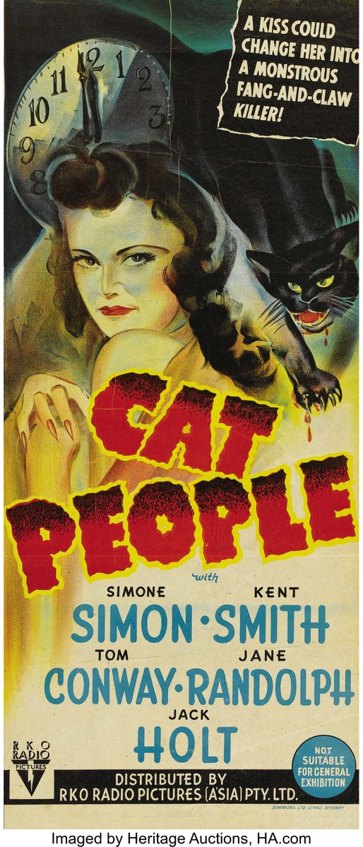 Resenha tinyurl.com/3zz3r9ue do filme Cat People / Sangue de Pantera (1942). #terror #terrorpsicologico #suspense #fantasia #filmepretoebranco #anos40 #review #suspiroearrepio