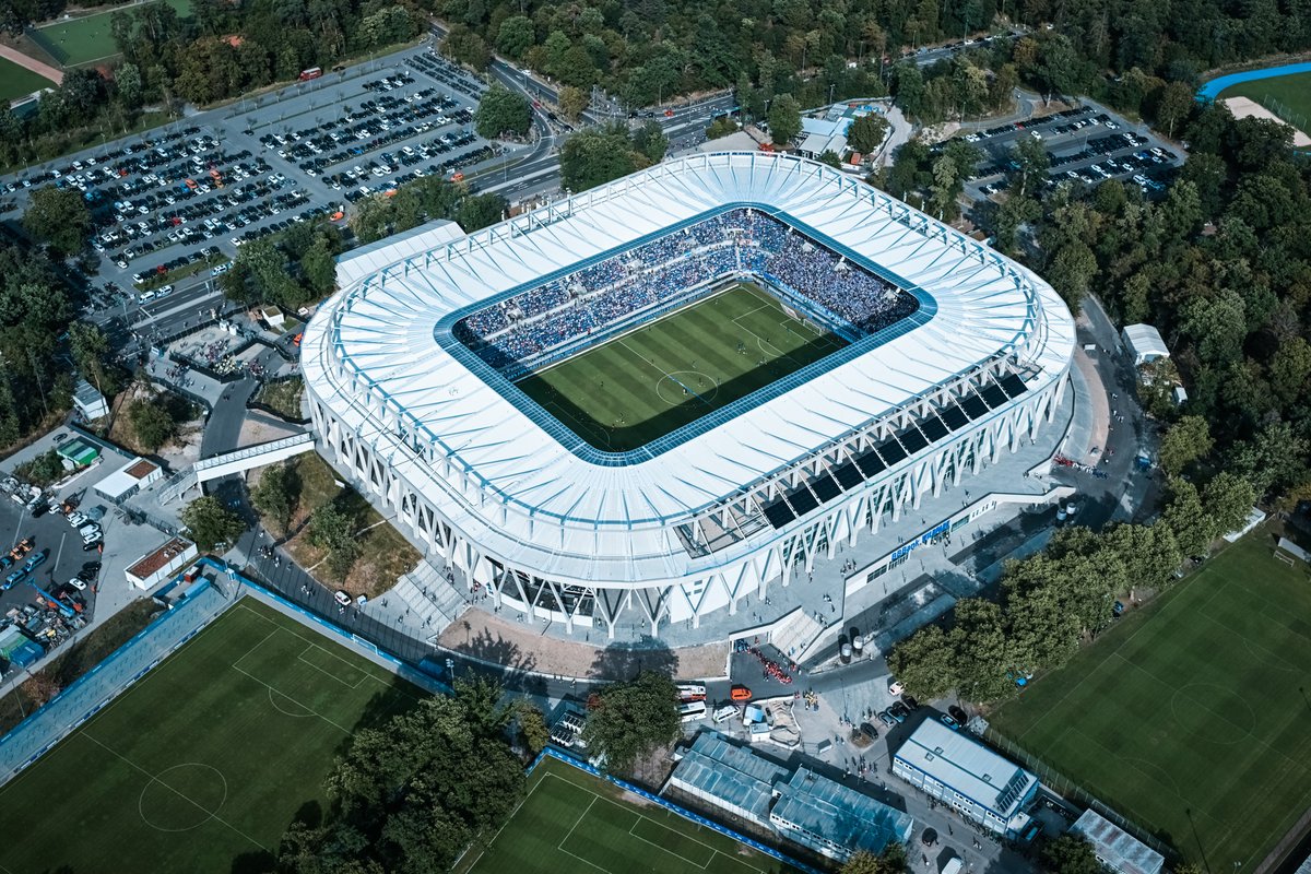 KarlsruherSC's tweet photo. Dürfen wir vorstellen: unser Fußballtempel! 😍 💙 🤍

#KSCmeineHeimat #KSCLFC https://t.co/1LbTjXuhac