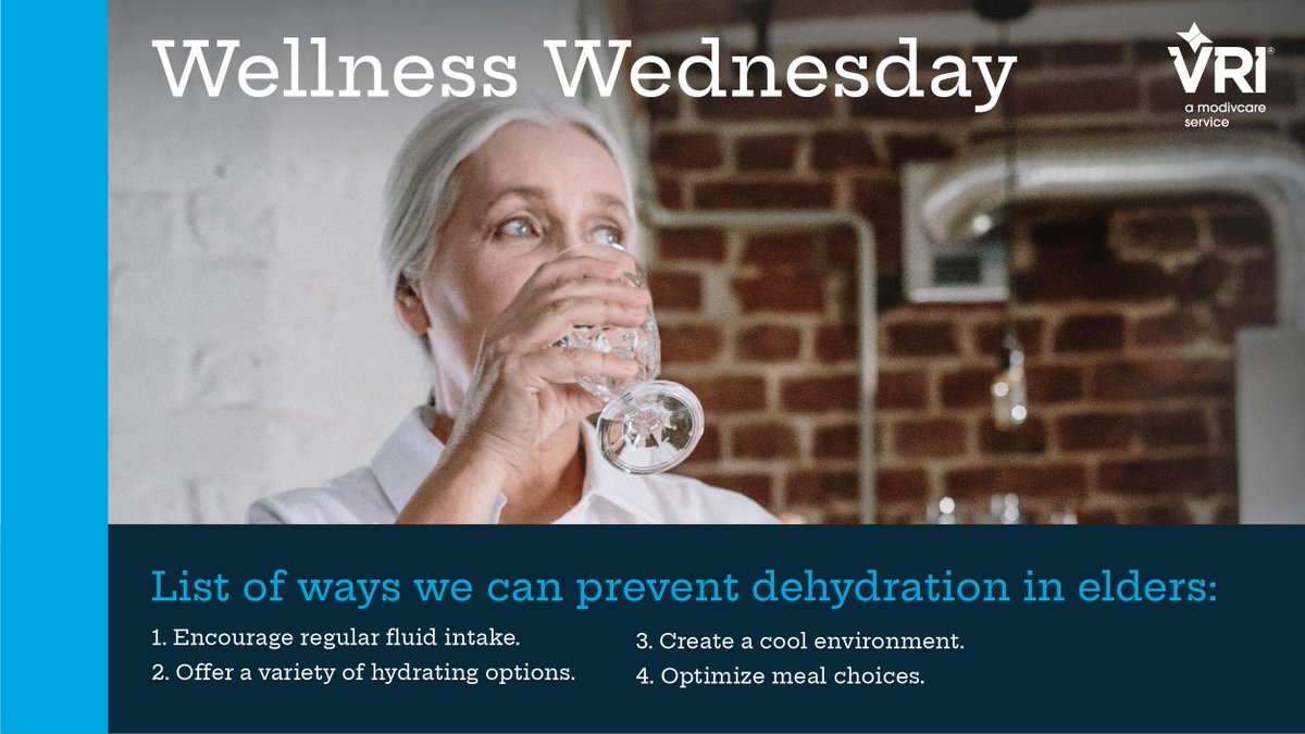 In July, let's prioritize #hydration for our beloved #elders. Dehydration risks their well-being and quality of life. Join us in spreading awareness and keeping our #seniors hydrated for #health and vitality this #summer. Check out our tips: bit.ly/3hoz9eI
#Wellness