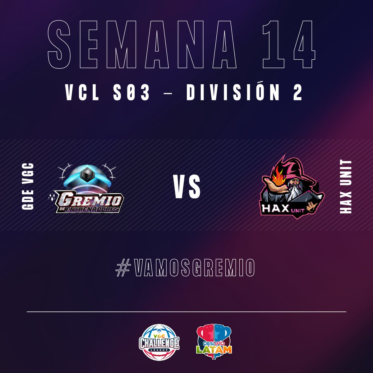 GDEVGC's tweet image. PENÚLTIMA SEMANA EN JUEGO 🔥

Duel latino en semana 14, dónde estaremos enfrentando a los amigos de @HaxUnit_Esports 💪

Esperamos obtener un buen resultado de cara al final de temporada.

Vamos Gremio! ❤️‍🔥 #GDEVGC