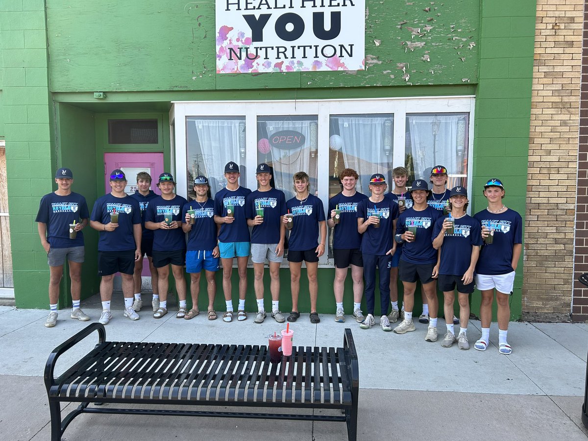 Legion_Post60's tweet image. It’s Gameday for Post 60 Royals! We are off to Casselton for our East Region Play-in Game against Fargo Post 400 Astros @ 1:30 PM. Big shoutout to HealthierYou Nutrition for providing us our fuel for the game!