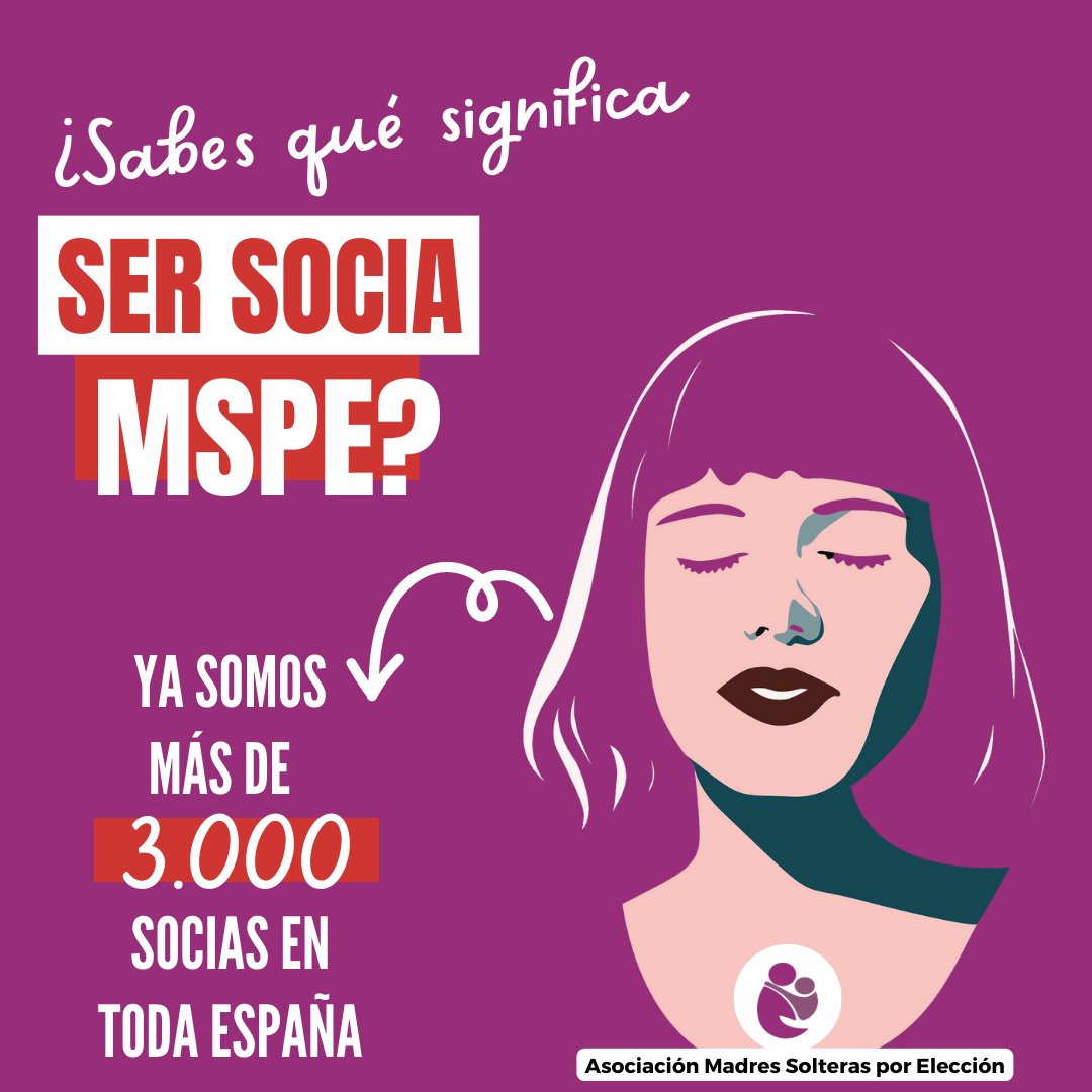 MSPE_CValencia's tweet photo. Quiénes somos las MSPE? 🧐
Somos personas con el deseo meditado e ineludible de llevar a cabo una maternidad en solitario, sin otro progenitor. 
Hemos optado libremente por formar una #familiamonoparental
#mspe https://t.co/QRhWCknspb