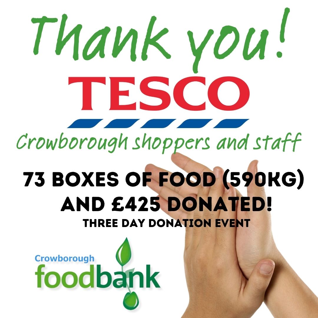 Crowborough Foodbank tweet media