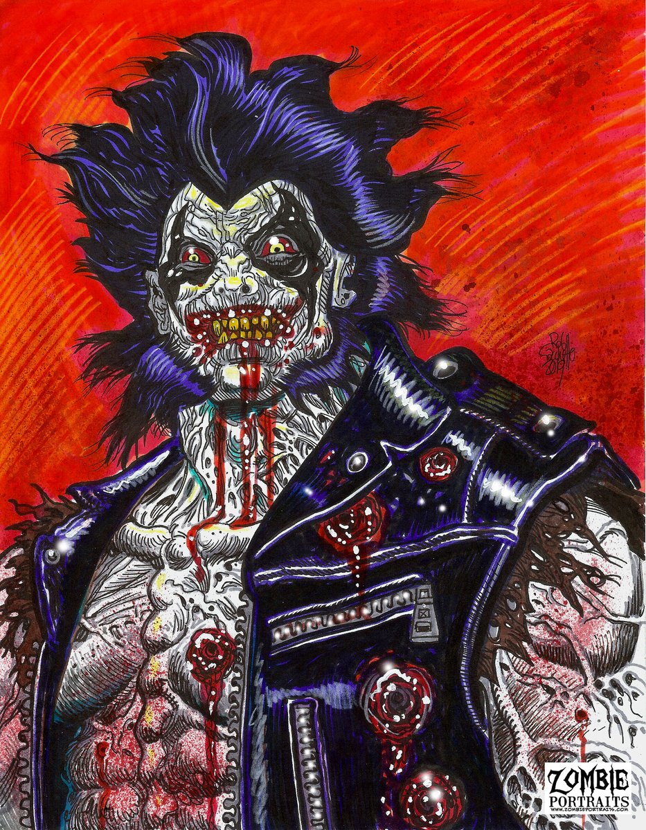 ZombiePortraits's tweet photo. HAPPY NEW COMIC BOOK DAY WEDNESDAY EVERYONE!! Here's some comic-book characters for ya! HAVE A GREAT DAY!!! #lobo #ghostrider #judgedredd #conan #zombie #zombies #zombieart #comics #comicbooks #comicbookcharacters #zombiecomics #newcomicbookday #wednesday https://t.co/9rOLnnLv9N