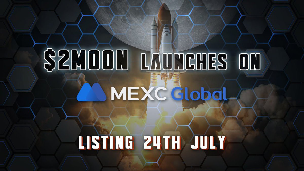 BuildMOON's tweet photo. $2MOON Token Listing On @MEXC_Official 💎

HUGE NEWS! $2MOON Token is listing on the MEXC Exchange on the 24th of July! 📅

This listing marks a significant step forward for MOON and our community as we continue to expand our reach and provide more opportunities for trading and growth 🌐

MEXC Exchange is a perfect choice for MOON due to its reputation for providing a secure and user-friendly trading platform, ensuring a seamless experience for users 💪

Stay tuned for more details and exact listing times as the launch date approaches. Follow us for the latest news and updates, as we embark on this exciting journey together! 🚀