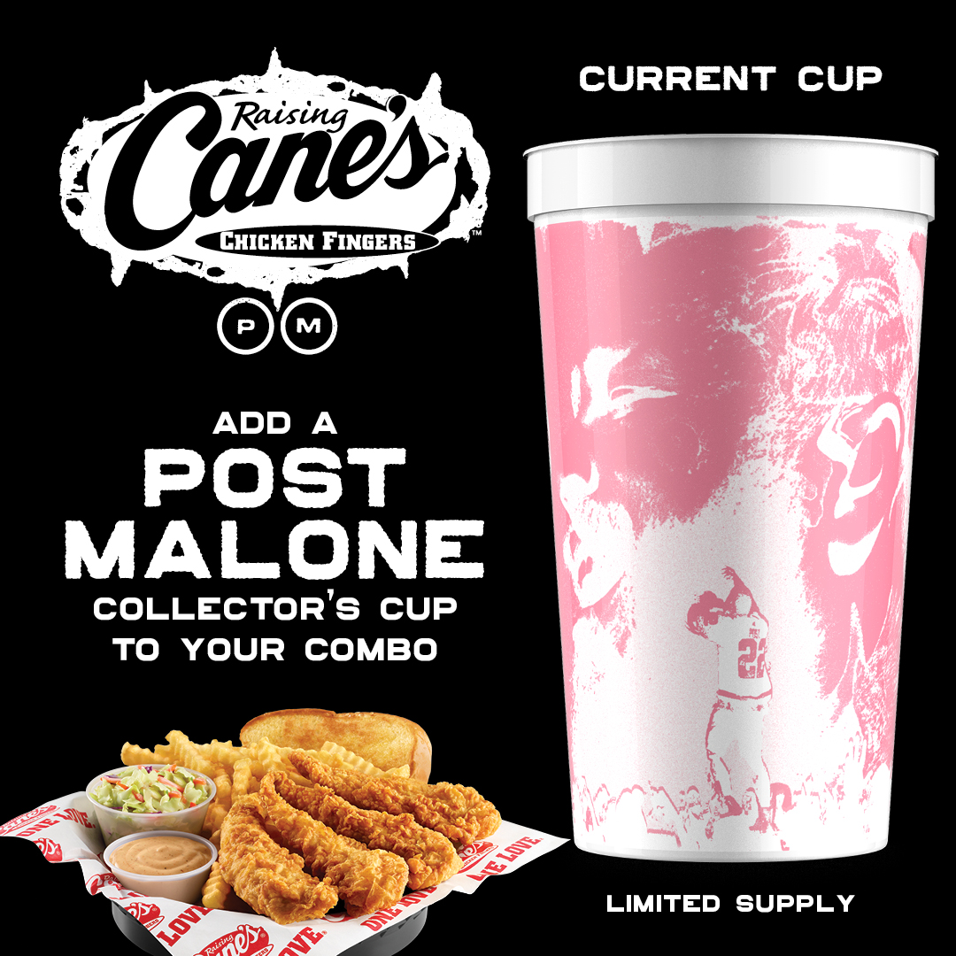 Raising Cane's on Twitter "OUR LIMITED EDITION PostMalone COLLECTOR'S