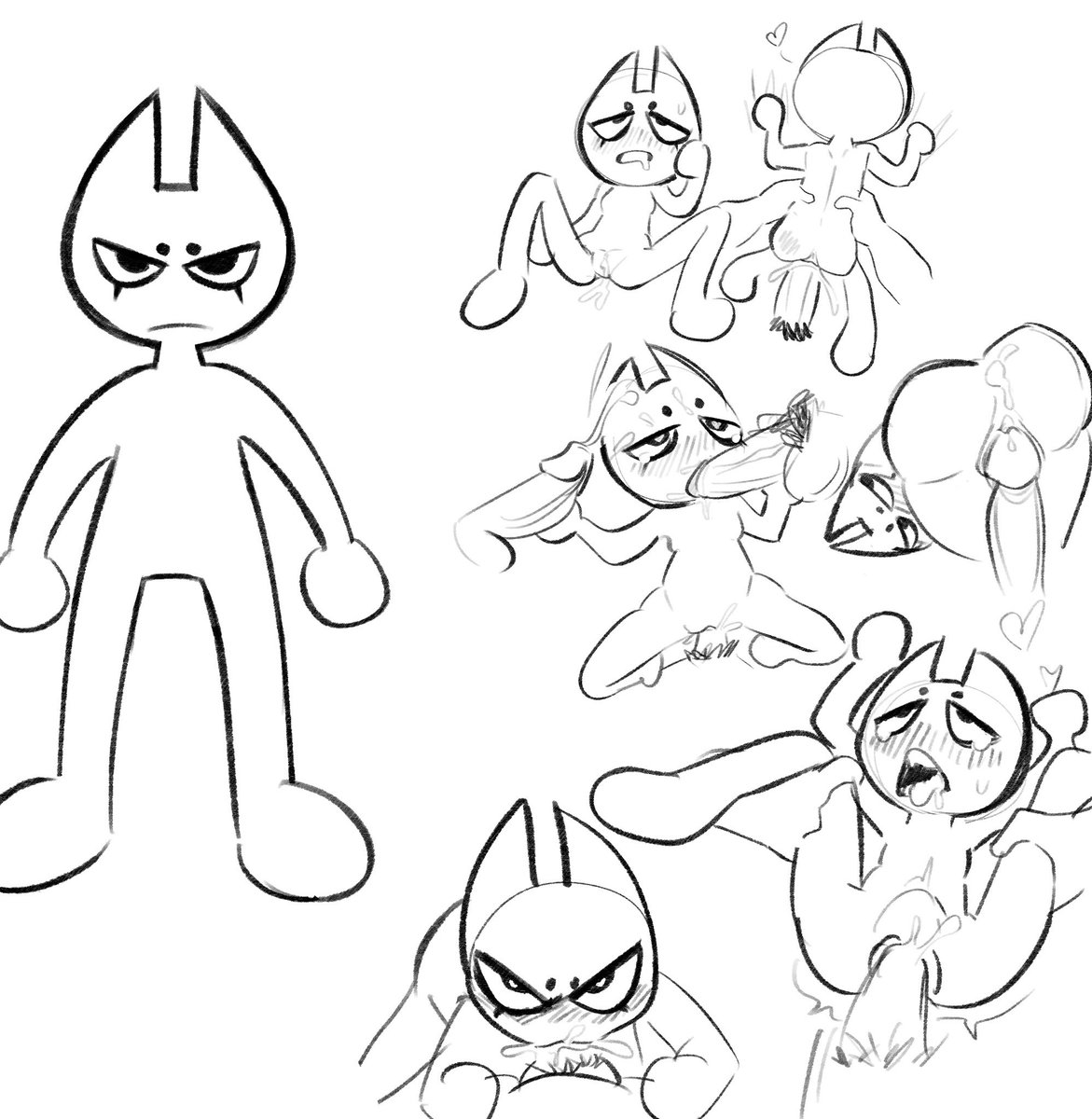 weird cat creature idk wtf is that