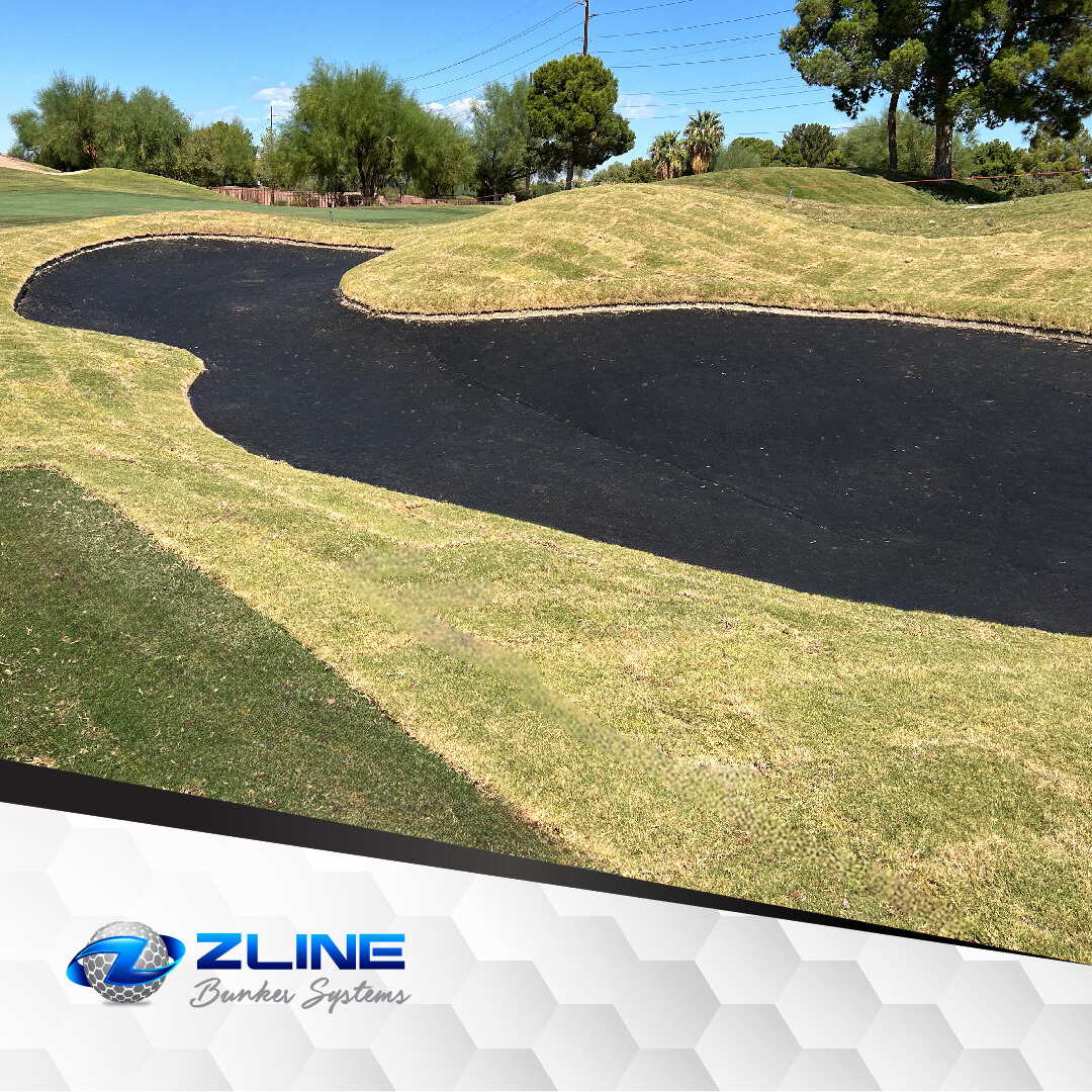 zlineproducts's tweet photo. In this extraordinary project, we partnered with Highline and utilized our state-of-the-art 6 oz—Bunker Blanket non-woven geotextile.🐴 🔨 #ZlineProducts #HybridLiningSystem #StallionMountainGolfClub #BunkerRenovation #ElevatedGolfingExperience #GameChangers #ImprovingPlayability https://t.co/5TO8SCP475