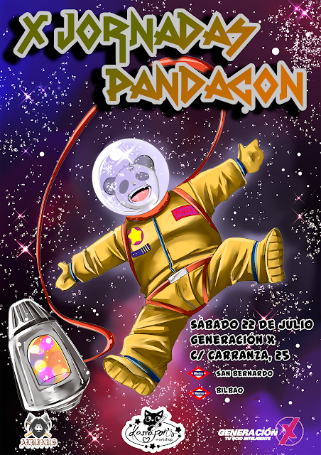 ¡Estaremos en las X PandaCon este sábado en <a href="/GenXCarranza/">Generación X Carranza</a>! 🥰

Aquí tenéis más información: bit.ly/46SGnk7

#Jornadas #Rol #Pioneros #DragonBane #Alien