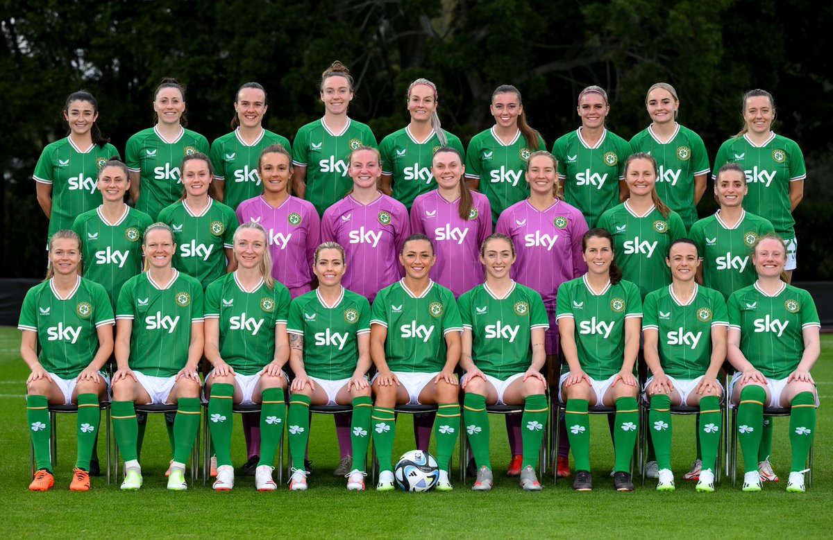 ⚽️☘️ The Ireland team are ready ahead of tomorrow’s enormous World Cup game - best of luck ladies, we are all behind you! 

#COYGIG | #OUTBELIEVE