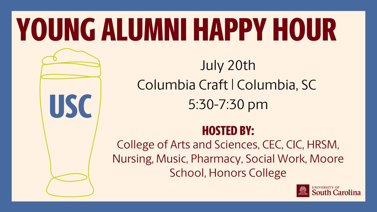 We hope you join us for happy hour tomorrow! This event is free to attend. Complimentary drink tickets will be provided. Register here ➡️ rb.gy/b3uqk