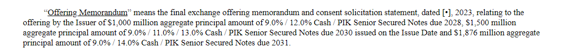 AdamB1438's tweet photo. Can we talk about this $CVNA deal for a sec?

What they've actually done here is take out BILLIONS in PIK interest:

They didn't describe it in a press release. You have to look at a restructuring agmt attached to the 10Q: 

https://t.co/WUjF0oG9M2

Basically this is like putting "the mortgage payments" on a "credit card" for two years.