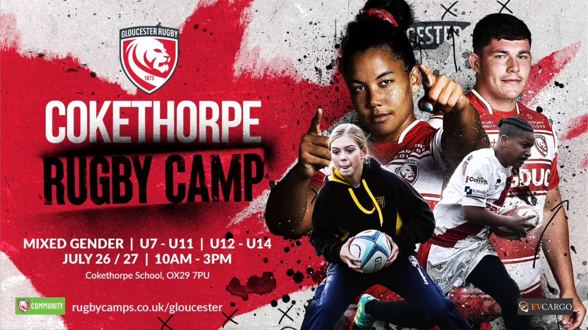GR_CommunityDpt's tweet photo. 🎉 COUNTDOWN TO SUMMER CAMPS!

We're just a week away from when we get stuck into an action-packed summer of rugby!

There are still a handful of spaces left on our @CokethorpeSch camp, on 26th and 27th July, link in our bio 🙏

@OxfordshireRFU @CKP_Sport https://t.co/uz7k5CDuES