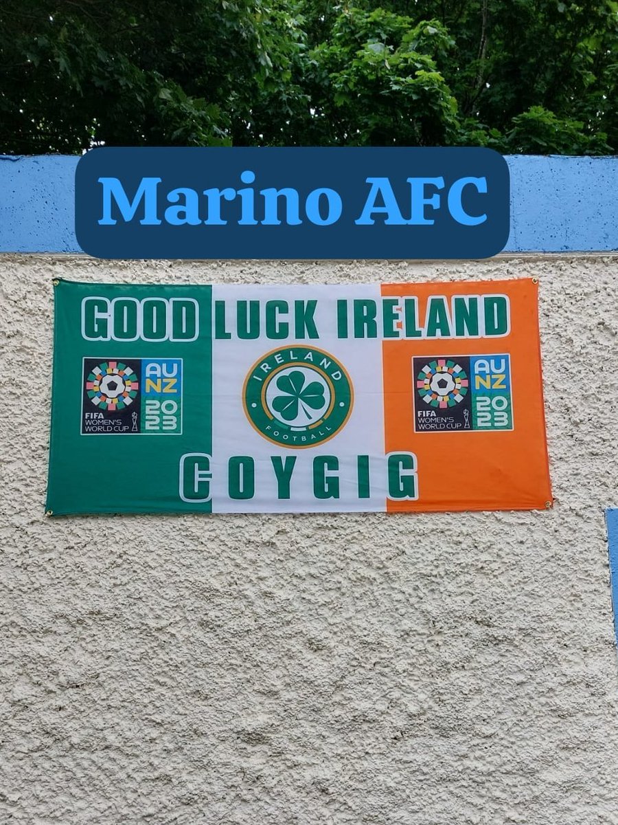 Everyone at Marino AFC is wishing our <a href="/FAIWomen/">FAI Women</a> and <a href="/verapauw/">Vera Pauw</a> best of luck for their <a href="/WomensWorldCup/">Women's World Cup</a> opener tomorrow against Australia 🇦🇺 🇮🇪 
#COYGIG #FIFAWWC