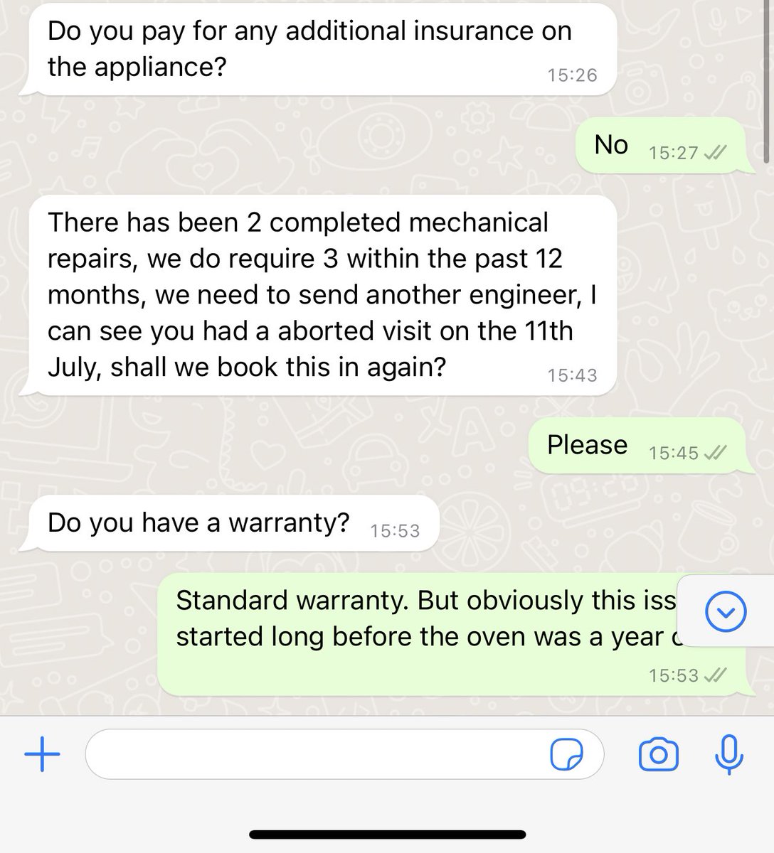 drcjgeorge's tweet photo. I’ve asked to speak with a manager, I’m sure this will fall on deaf ears. https://t.co/9IHjbHZJqS