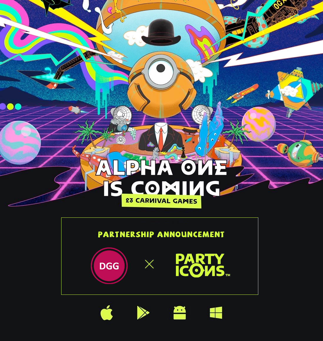 DGG Official (@therealdgg_) on Twitter photo 🧐Anyone wants some web3 party games? Well here we have it!
🔥🔥🔥DGG is thrilled to be partnering with <a href="/PartyIconsOGX/">PARTY ICONS</a> , a massively multiplayer competitive party royale game, featuring a rich variety of gaming styles.
🥳🥳Let's team up & have some fun together! 🧐Anyone wants some web3 party games? Well here we have it!
🔥🔥🔥DGG is thrilled to be partnering with <a href="/PartyIconsOGX/">PARTY ICONS</a> , a massively multiplayer competitive party royale game, featuring a rich variety of gaming styles.
🥳🥳Let's team up & have some fun together!