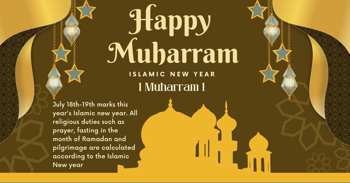 Today is the Islamic New Year and a time for celebration and learning new things about different cultures and religions. Did you know about the Islamic calendar? 
#SpeakStreet #IslamicNewYear #Muharram