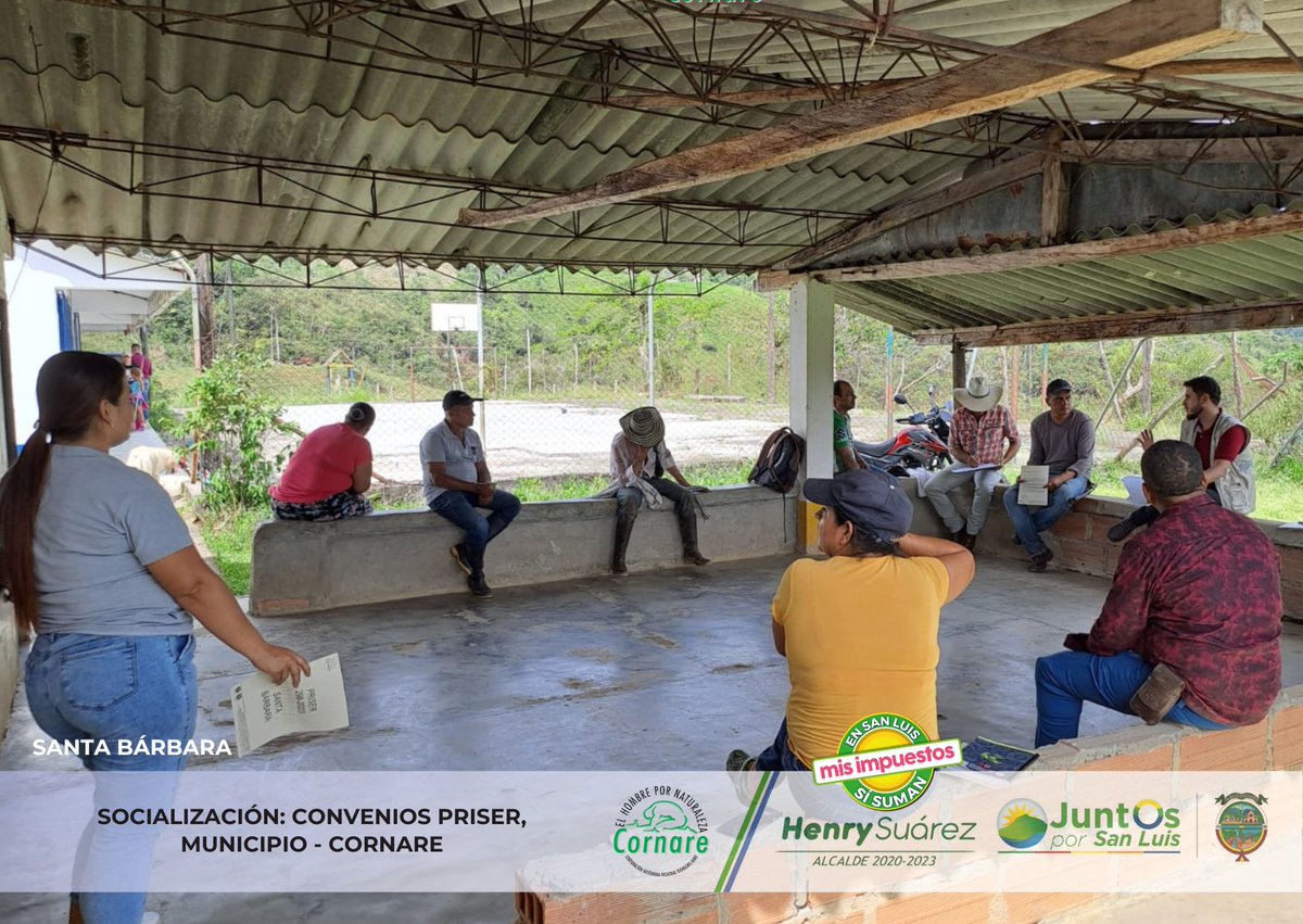 SanLuisANT's tweet photo. #Ahora Continuamos la socialización de los convenios #PRISE, entre el #Municipio y #Cornare, hoy, en las veredas de #ElSilencio #SantaBárbara #SanPablo y #LaGarrucha #AlcaldíaMunicipal #JuntosPorSanLuis #HenrySuárezAlcalde https://t.co/XL0zXd5wo9