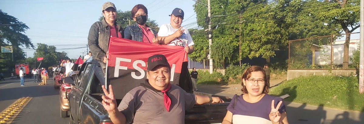 Nicaraguaaaaaa, ☀️☀️☀️bendita y libre, amaneció con serenatas, 🎻🪕🎸🪇con alegre dianas 🚖🚙para celebrar el #4419VivaLaRevoluciòn  y en #LeonRevolucion  celebramos nuevas victorias #UVDenisSilva