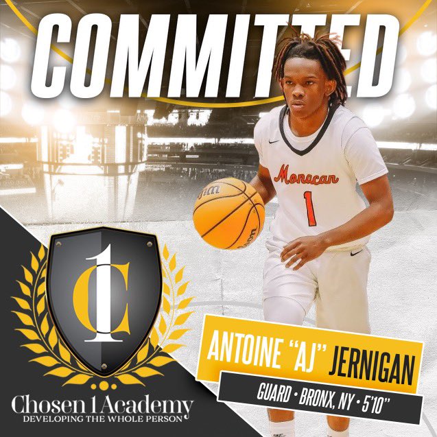 Chosen 1 Academy Welcomes 2024 5’10 Guard AJ Jernigan 

#BuiltDifferent