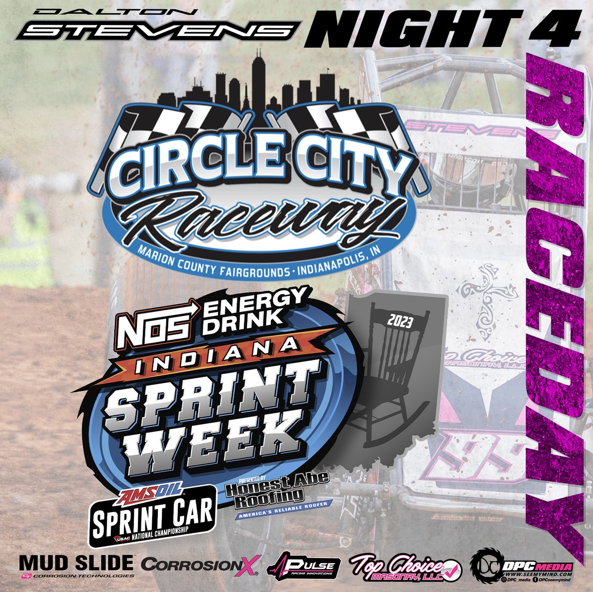 DSRacing99X's tweet photo. Time to go round and round at @CircleCityDirt  - Night 4 of Indiana Sprint Week with @USACNation! https://t.co/abDYQtk1Ic