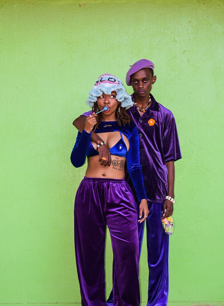 glottobrand's tweet photo. 🌈Rainbow Dreams 🌈

Photographer @kat.kapture 
Creative Director @subsaharanshawty 
Glotto Gids  @morewowsebaga @_loagomafoko 
Garments:  Glotto crotchet hat (BWP350) Glotto velvet upper crop top set (BWP450),Glotto velvet pants (BWP350), Classic Glotto velvet set (BWP600) https://t.co/JaoOeiJray