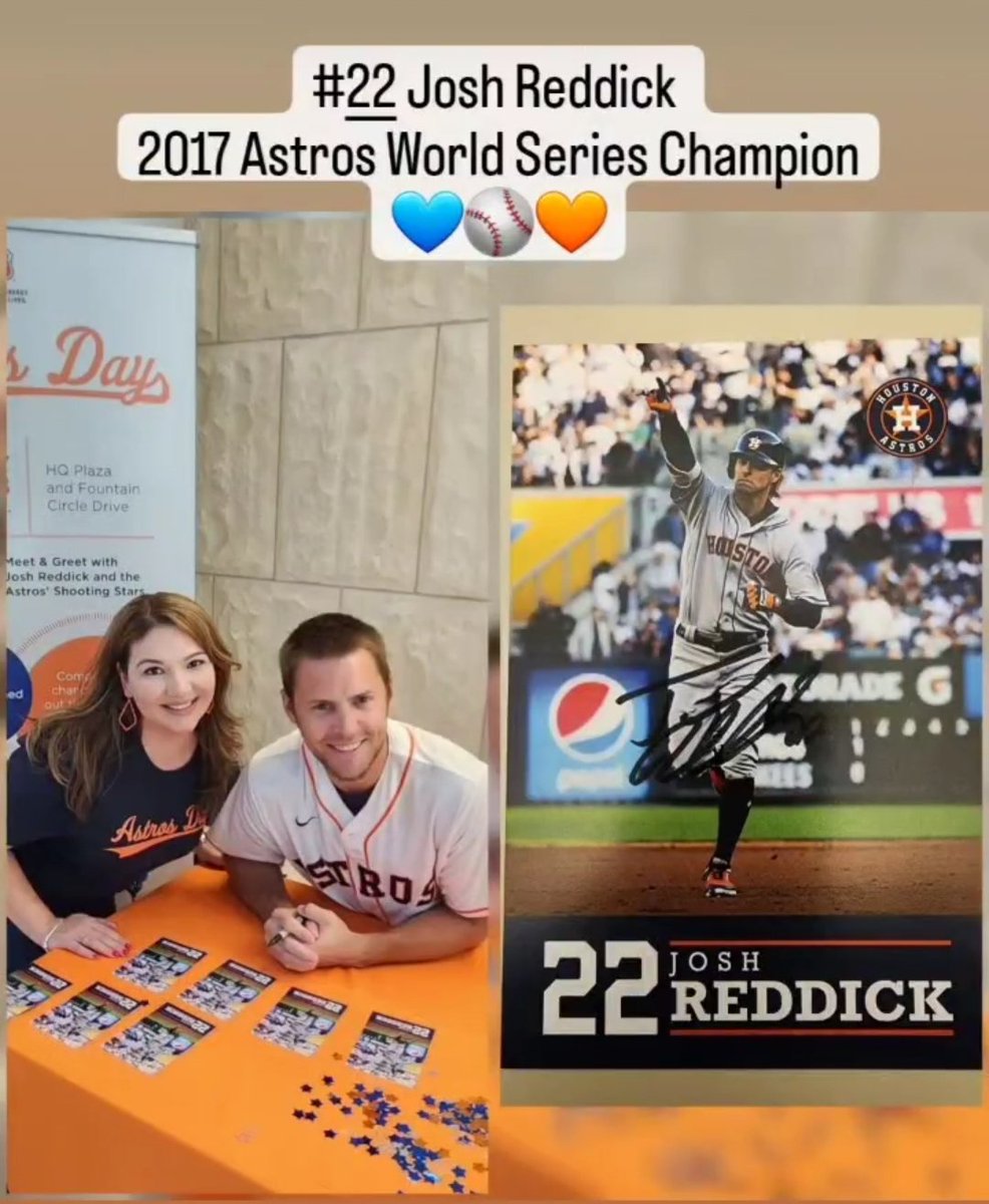 merikarv21's tweet photo. Had the pleasure to meet Josh Reddick during Astros Day at work. Very cool experience. Go Astros!  @astros @JRedDubDeuce https://t.co/3uANYoCYUO
