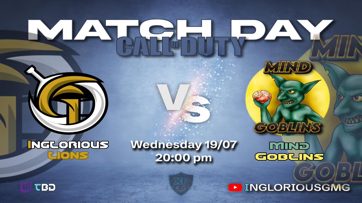 ingloriousGmg's tweet photo. 🚨Game alert🚨
The LIONS are back in action tonight against @CCopy_ and his fierce #MindGoblins, in div 5 of @XP_Europe .
Goodluck boys!!
🦁@RheyzoEU
🦁@ImBxoo
🦁@HamersMilan
Cast by @Lapinoudantan here https://t.co/2oyMcVORIb https://t.co/gxFrBtF964